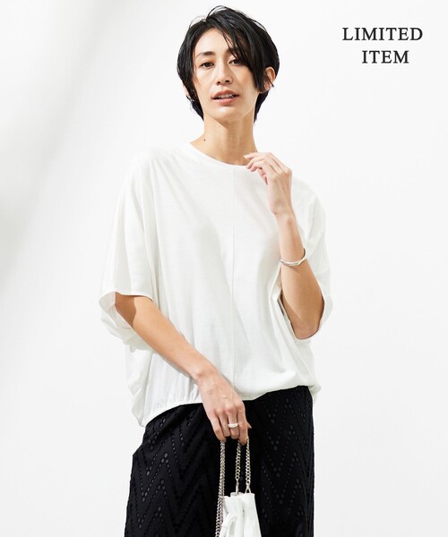 ICB（アイシービー） tシャツ 半袖 Ly.COハイゲージ ドルマンスリーブ