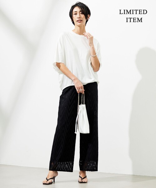 ICB（アイシービー） tシャツ 半袖 Ly.COハイゲージ ドルマンスリーブ