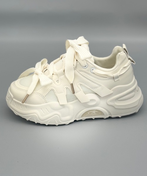   JEANS★厚底 スニーカー★ANCIENT WHITE/EGGSHELL スニーカー 厚底スニーカー レディース : ZOZOTOWN Yahoo!店
