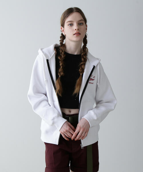 パーカー VARSITY LOGO SWEAT PARKA/バーシティロゴ スウェットパーカー レディース AVIREX パーカー VARSITY LOGO SWEAT PARKA/バーシティロゴ