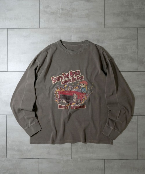 Anytime Songs（エニータイムソングス） tシャツ Pigment hard wash