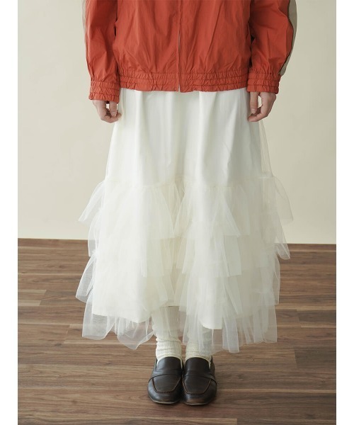 FIKA.（フィーカ） スカート Tulle tiered skirt : ZOZOTOWN Yahoo!店
