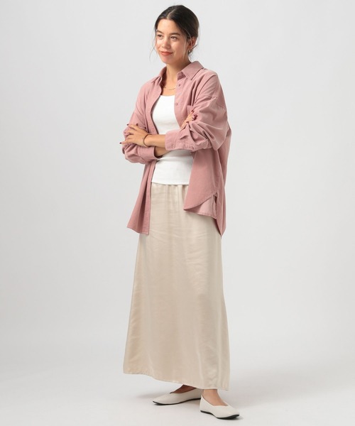 ブラウス シャツ 「カシュクール可能」2WAYコーデュロイシャツ レディース BAYFLOW ブラウス シャツ 「カシュクール可能」2WAYコーデュロイ