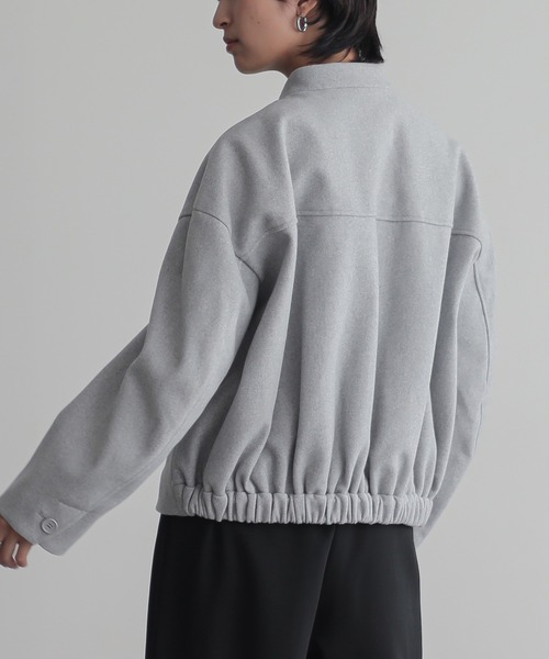 for/c（フォーシー） ブルゾン アウター ウールライクスタンドブルゾン