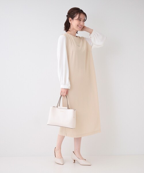SHOO・LA・RUE（シューラルー） ワンピース 「S-3L/お袖デザイン2WAY