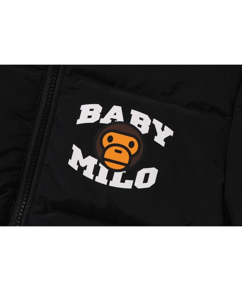 A BATHING APE BABY MILO ダウンジャケット130cm A BATHING APE® Kids Baby Milo Embroidery Jacket | Bape official