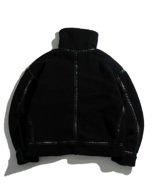 おしゃれスタ ブルゾン アウター sheep boa B-3 flight jacket