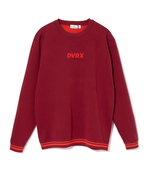 最新作 devereux golf ニットセーター チェッカー クルーネック DEVEREUX GOLF セーター ニット 18Gエッセンシャルニットクルー