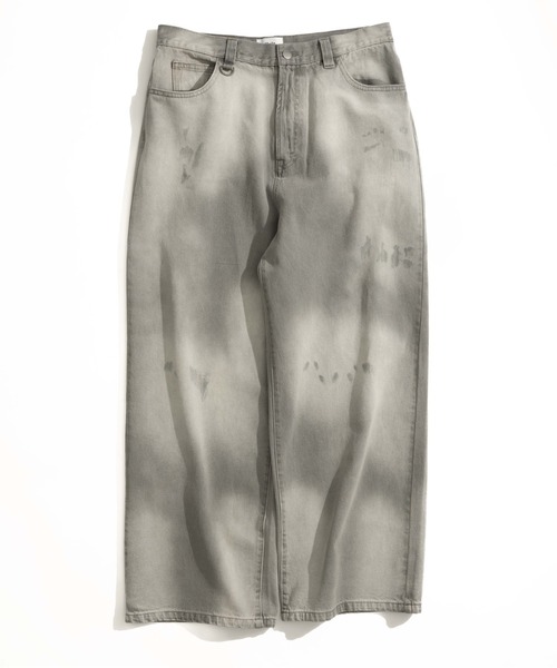 WETTEMPT ワイドパンツ ジーンズ GRADATION BLAST WIDE DENIM PANTS 