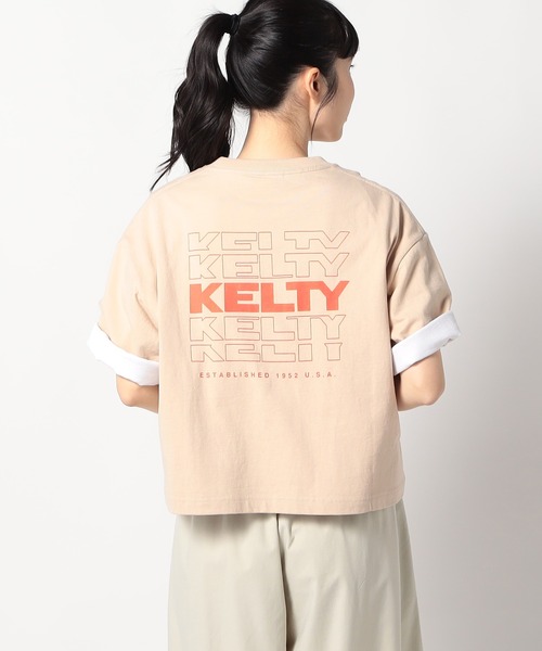 tシャツ 「KELTY」グランドパーク別注 バックタイポロゴ　クロップドT レディース | KELTY | 05