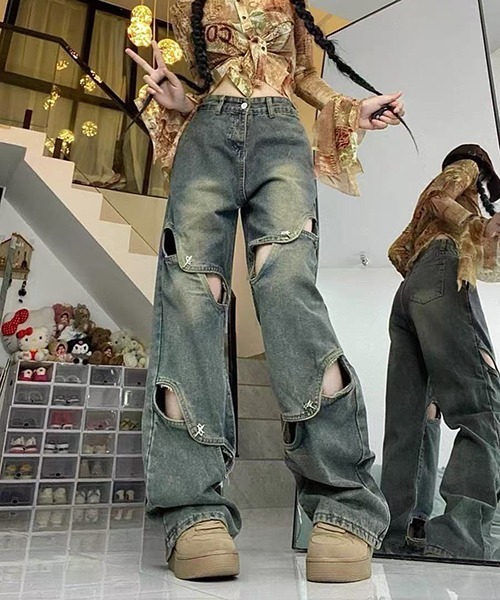 gossip!ロサンゼルス ジーンズ デニム デニムパンツ Y2K デニムパンツ