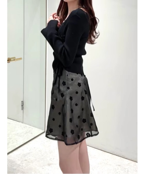 マーキュリーデュオ MARY QUANT ミニスカート フレアスカート マーキュリーデュオ MERCURYDUO 【MARY QUANTコラボ】デイジー