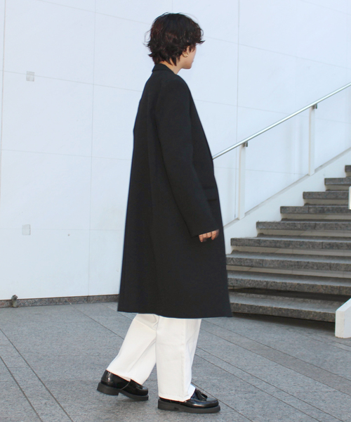 AP STUDIO チェスターコート FREE ブラック レディース : ZOZOTOWN