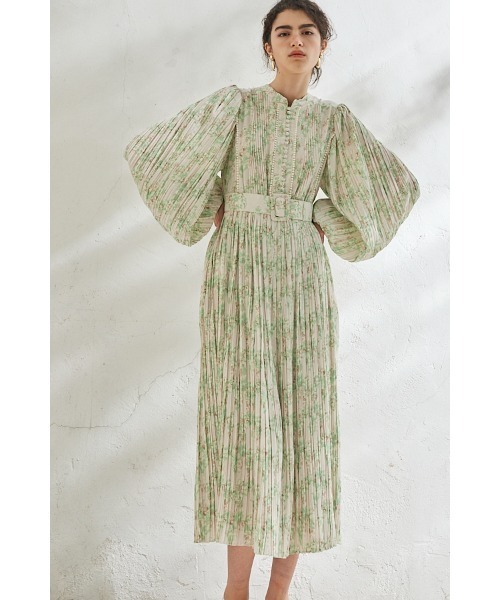ワンピース Estella.K dress ワンピース Estella.k Jenna Pleated Long Dress Jenna Pleated Long