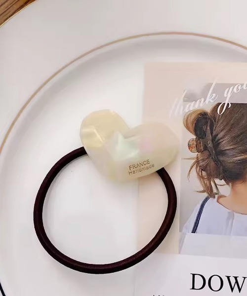 Mignonjour ヘアゴム FReePLACe/ハートモチーフヘアゴム R0080