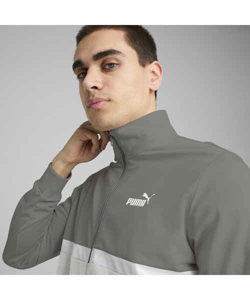 PUMA ジャージ プーマ メンズ ポリ カラーブロック スーツ 上下セット