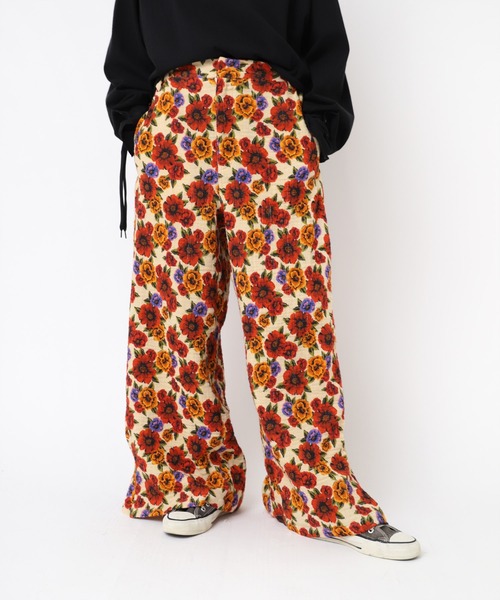RNA 総柄サイドZIPパンツ RNA｜R4256 総柄サイドZIPパンツ | Rakuten Fashion(楽天