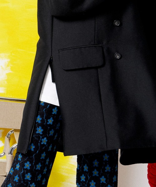 MAISON SPECIALブラック ロングコート SIZE FREE Maison Specialロングコート