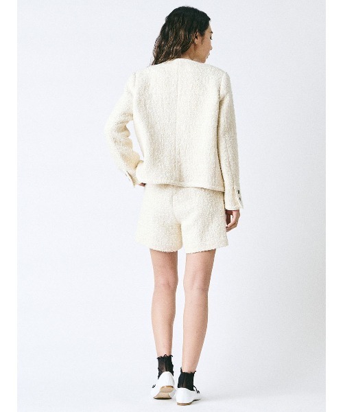 mikomori（ミコモリ） パンツ × THIRD MAGAZINE」FANCY TWEED SHORTS