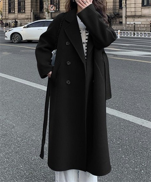 「Dream garden」 チェスターコート M ブラック レディース_画像6