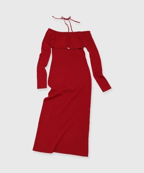 【値下げ】JOSE MOON ワンピース JOSE MOON（ジョゼムーン） ワンピース OFF SHOULDER KNITDRESS/オフ