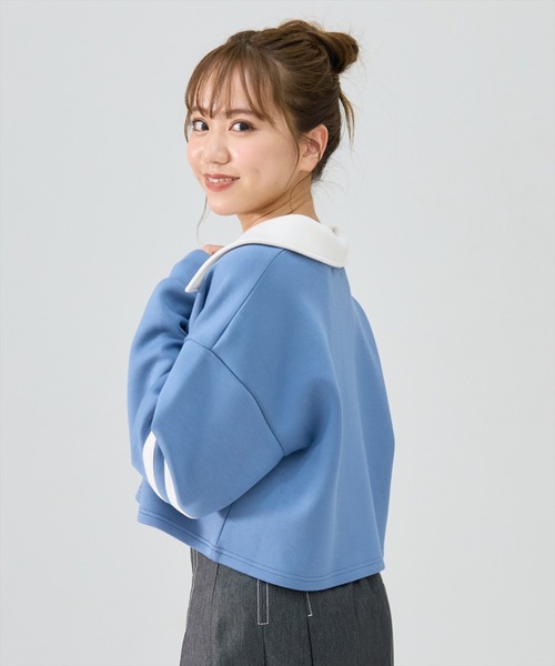即発送♡残1点♡トップスのみL REDYAZEL（レディアゼル） tシャツ ハート刺繍ラガートップス