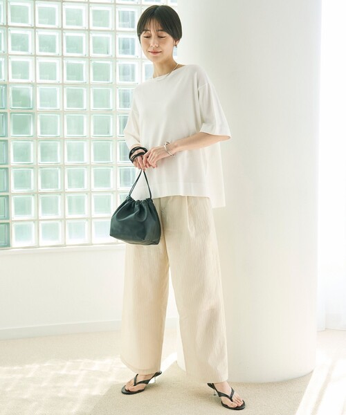 UNFILO パンツ シアーワイドパンツ レディース : ZOZOTOWN Yahoo