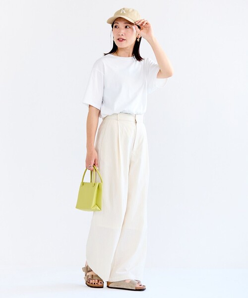 UNFILO パンツ シアーワイドパンツ レディース : ZOZOTOWN Yahoo