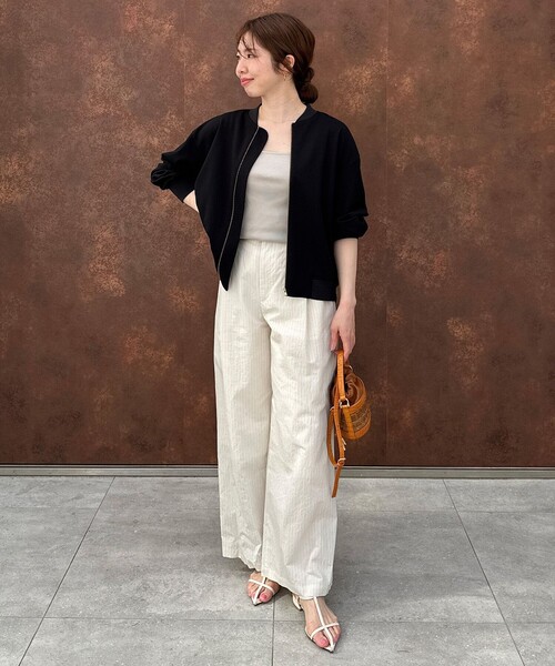 seytoサイズ3 / チュールレイヤードシアーワイドパンツ セール】Tulle layered sheer wide pants / チュールレイヤード
