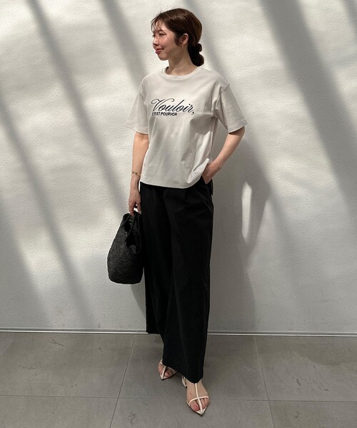 UNFILO パンツ シアーワイドパンツ レディース : ZOZOTOWN Yahoo