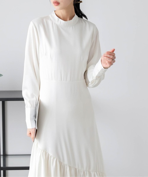 【大人気】SANDRO ギャザー フレアワンピース ワンピース ギャザーフレアワンピース : ZOZOTOWN Yahoo!店