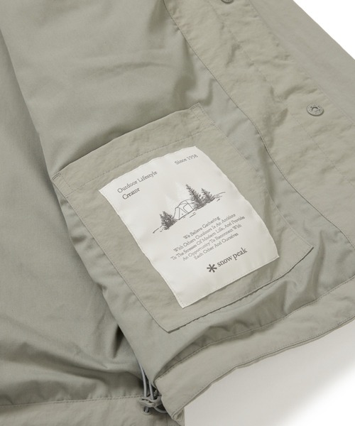 snow peak ジャケットシャツ snow peak シャツ Flexible Insulated Shirt インサレ メンズ