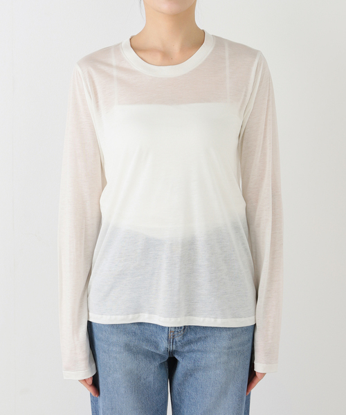 新品入荷 tシャツ BASERANGE 「BASERANGE/ベースレンジ」LONG TEE SLEEVE トップス