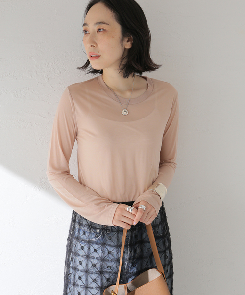 トップス BASERANGE - LOOSE SWEAT / ECRU 6016e1a13c6019497ed208a19453c6