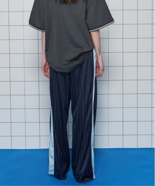 MAISON SPECIAL（メゾンスペシャル） パンツ Sideline Shadow Stripe