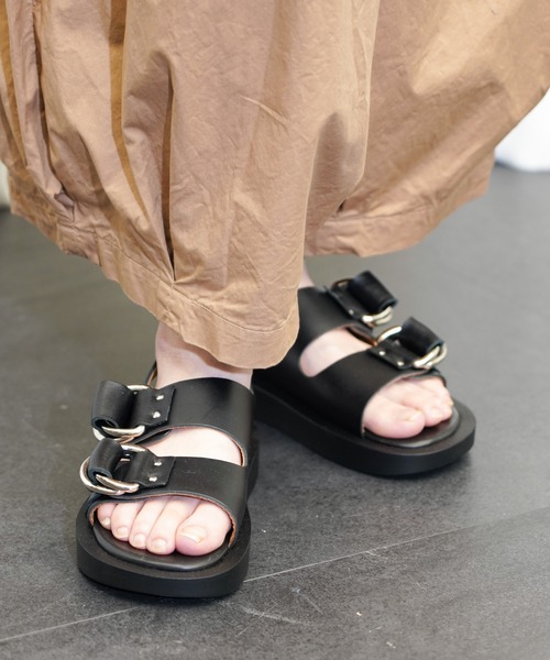 CAMINANDO サンダル DOUBLE RING PLATFORM SANDALS 2326WS CAMINANDO サンダル DOUBLE RING PLATFORM SANDALS 2326WS