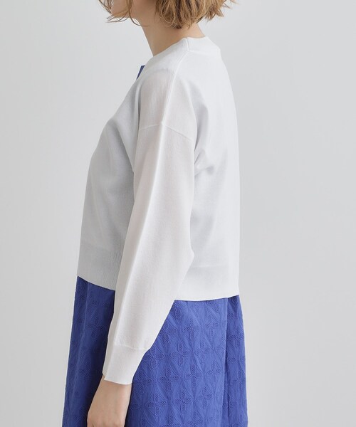 美品　セオリー　ショートブルゾン　ニット　ジップ　カーディガン　現行タグ　洗える 美品 セオリー ショートブルゾン ニット ジップ カーディガン