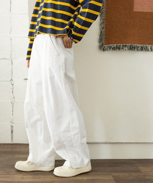 niko and…（ニコアンド） コーデュロイパンツ LARGE ブルー レディース