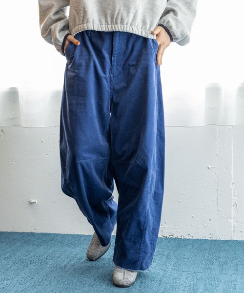 C.E. コーデュロイパンツ ブルー niko and…（ニコアンド） コーデュロイパンツ LARGE ブルー レディース