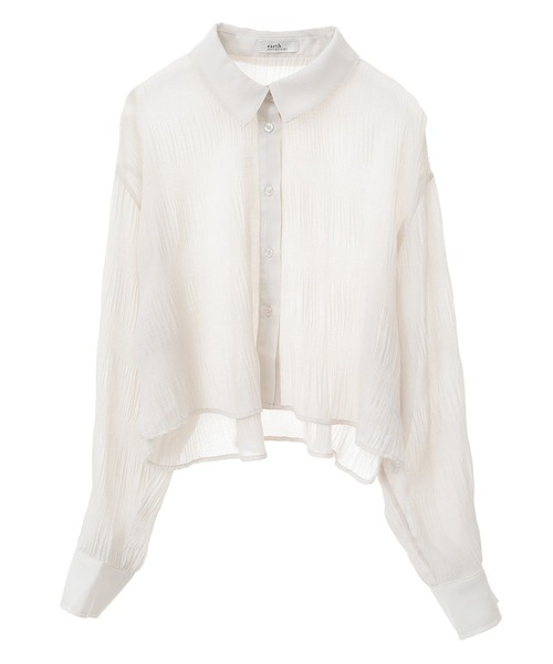ブラウス シャツ Julia Pleated Shirt プリーツショートシャツ レディース セール】Julia Pleated Shirt プリーツショートシャツ（シャツ