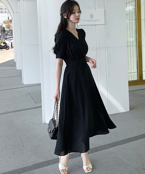 ワンピース カシュクールフレアワンピース : ZOZOTOWN Yahoo!店 - 通販