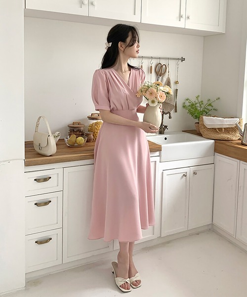 ワンピース カシュクールフレアワンピース : ZOZOTOWN Yahoo!店 - 通販