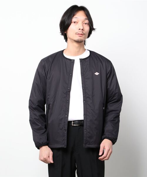 DANTON ダントンメンズブラック ナイロンジャケット 44 Danton（ダントン） ジャケット MEDIUM ブラック メンズ : ZOZOTOWN