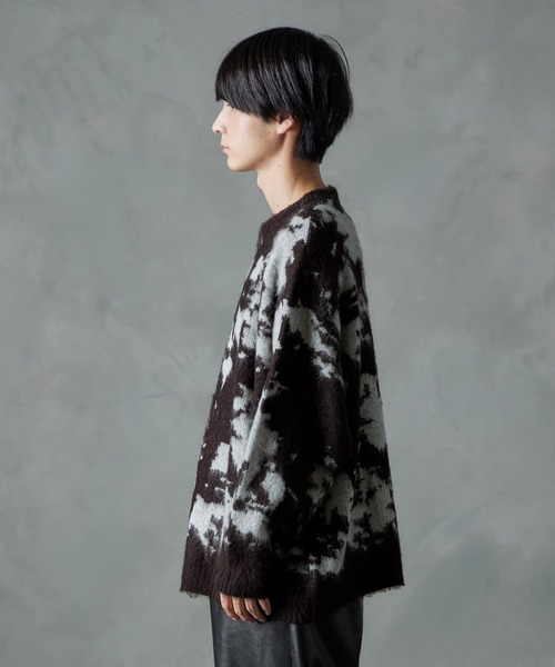 「Nilway」 長袖ニット MEDIUM グリーン メンズ_画像5