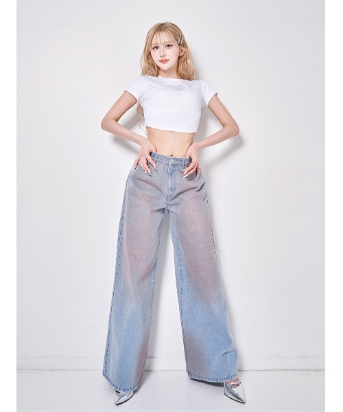 ダーリッチ ミッドライズデニムパンツ S 試着のみ新品 Darich ジーンズ デニム デニムパンツ ミッドライズデニムパンツ