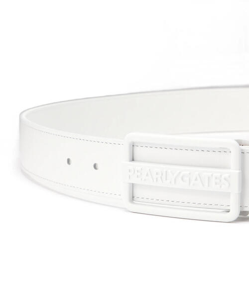 PEARLY GATES - 新品未使用！  パーリーゲイツ ロゴ パッチワーク ベルト (UNISEX) ステッチワークロゴレザーベルト (MENS) | PEARLY GATES