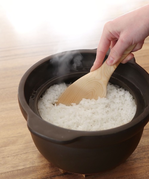 DONO キッチン 火加減調整いらず 厚手 ごはん土鍋 3合炊き : ZOZOTOWN