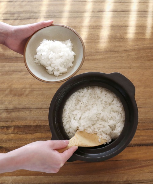 土鍋ごはん釜 三合炊き（未使用） DONO キッチン 火加減調整いらず 厚手 ごはん土鍋 3合炊き : ZOZOTOWN