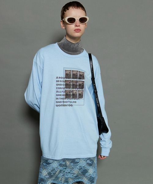 「MAISON SPECIAL」 長袖カットソー FREE ブルー レディース MAISON SPECIAL 「MAISON SPECIAL」 長袖カットソー FREE ブルー
