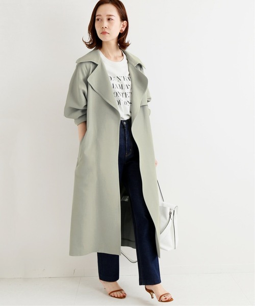 IENA（イエナ） チェスターコート 34 ブルー レディース : ZOZOTOWN